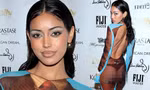 Mẫu 9x Cindy Kimberly mặc váy trong suốt, lộ ngực ở sự kiện bị chỉ trích