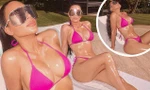 Kim Kardashian làm 'bùng nổ' mạng xã hội với bikini siêu bé
