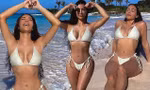 Kim Kardashian gây chao đảo với bikini nhỏ xíu