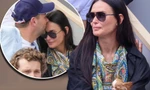 Minh tinh ̉Demi Moore 60 tuổi hạnh phúc bên bạn trai kém 13 tuổi