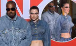 Tình mới của Kanye West mặc áo ngực hình đầu đạn, cả hai chất lừ trên thảm đỏ