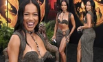 Người mẫu gốc Việt Karrueche Tran mặc áo ngực sexy lạ mắt đi sự kiện