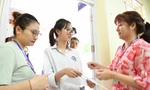Thí sinh trong kỳ thi tuyển sinh lớp 10 vừa qua. 