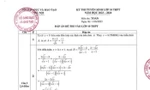 Hà Nội công bố đáp án môn Toán kỳ thi tuyển sinh lớp 10 