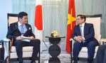 Thủ tướng Phạm Minh Chính tiếp Bộ trưởng Bộ Quốc phòng Nhật Bản Kishi Nobuo (Ảnh: Nhật Bắc)