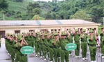 'Chiến sĩ nhí' xuất quân học làm chiến sĩ công an