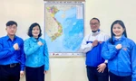 Tuổi trẻ Hà Tĩnh treo gần 1.000 bản đồ 'Tự hào một dải non sông'