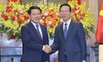 Chủ tịch nước Võ Văn Thưởng tiếp Phó Thủ tướng, Bộ trưởng Ngoại giao Lào