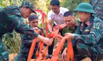 Múc đất trong vườn, tá hỏa phát hiện quả bom 'khủng' còn nguyên ngòi nổ