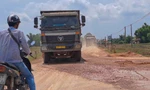 Hơn 50 tuyến đường phục vụ thi công dự án cao tốc ở Bình Định bị hư hỏng