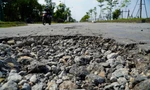 Đường hơn 173 tỷ đồng ở thành phố Hà Tĩnh xuống cấp nghiêm trọng
