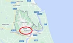 Người dân một số khu vực ở TP Vinh cảm nhận rõ sự rung lắc nghi động đất. Ảnh: Google Maps