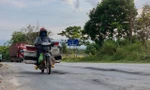 Đường xuống cấp, 'sống trâu' trải dài trên quốc lộ 15