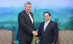 Thủ tướng Phạm Minh Chính tiếp Bộ trưởng - Thủ hiến vùng Flanders, Vương quốc Bỉ Jan Jambon. (Ảnh: VGP)