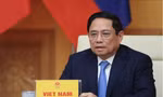 Thủ tướng Phạm Minh Chính phát biểu tại hội nghị. (Ảnh: VGP)