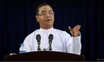 Người phát ngôn chính quyền quân sự Myanmar Zaw Min Tun. (Ảnh: Reuters)