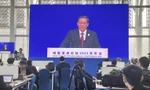 Thủ tướng Trung Quốc Lý Cường phát biểu tại Diễn đàn châu Á Bác Ngao ngày 30/3. (Ảnh: Reuters)
