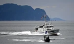 Một tàu tuần tra của Lực lượng bảo vệ bờ biển Nhật Bản trong đợt diễn tập tháng 10/2022. (Ảnh: Asahi Shimbun)