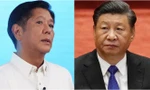Tổng thống Philippines Ferdinand Marcos Jr. (trái) và Chủ tịch Trung Quốc Tập Cận Bình. (Ảnh: AP)
