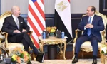 Tổng thống Mỹ Joe Biden trong cuộc gặp Tổng thống Ai Cập Abdel Fattah el-Sisi tháng 11/2022. (Ảnh: Reuters)
