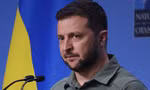 Tổng thống Ukraine Volodymir Zelensky. (Ảnh: Getty)