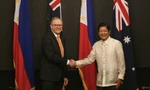Tổng thống Philippines Ferdinand Marcos Jr và Thủ tướng Úc Anthony Albanese trong cuộc gặp tại Manila ngày 8/9. (Ảnh: Reuters)