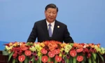 Chủ tịch Trung Quốc Tập Cận Bình phát biểu tại khai mạc Diễn đàn Vành đai Con đường ngày 18/10. (Ảnh: Reuters)