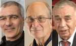 Từ trái qua, các nhà khoa học Moungi Bawendi, Louis Brus và Alexei Ekimov. (Ảnh: Ủy ban Nobel)
