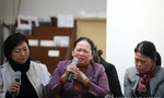 Bà Nguyen Thi Thanh phát biểu tại toà án Hàn Quốc năm 2019. (Ảnh: Yonhap)