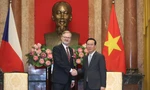 Chủ tịch nước Võ Văn Thưởng tiếp Thủ tướng CH Séc ngày 21/4. (Ảnh: Quang Minh)