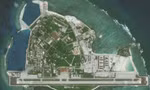 Hình ảnh đảo Phú Lâm thuộc quần đảo Hoàng Sa của Việt Nam. (Ảnh: DigitalGlobe)