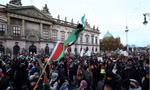 Cuộc biểu tình ở Berlin ngày 4/11 để phản đối hành động ném bom vào Dải Gaza. (Ảnh: Reuters)