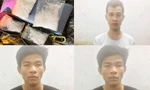 Các đối tượng bị Công an bắt giữ cùng ma tuý