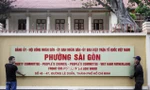 Cận cảnh bảng tên trụ sở phường Sài Gòn, Bình Thạnh