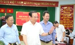 Bí thư Thành ủy TPHCM Nguyễn Văn Nên tại cùng cán bộ chủ chốt TP. Thủ Đức tại một hội nghị