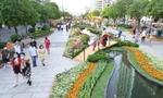 Đường hoa Nguyễn Huệ đón lượng khách kỷ lục