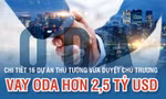 Chi tiết 16 dự án Thủ tướng vừa duyệt chủ trương vay ODA hơn 2,5 tỷ USD