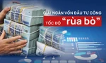 Giải ngân vốn đầu tư công tốc độ 'rùa bò'