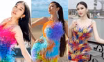 Thuỳ Tiên, Ngọc Thảo và dàn hậu diện mốt váy lông vũ giữa mùa hè 