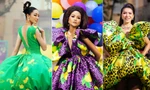 Lương Thuỳ Linh làm vedette bước ra từ quả thị, đọ trình catwalk với H'hen Niê và Minh Tú 