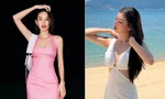 Thuỳ Tiên khoe dáng quyến rũ sau khi trở về từ châu Âu, Ngọc Thảo mặc váy cut-out sexy trên biển