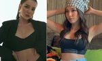 Thuỳ Tiên mặc crop-top khoe eo thon nóng bỏng, Hoa khôi Thuý Vi diện mốt khoe nội y sexy
