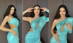 Kim Duyên mặc váy khoét ngực táo bạo trong phần thi siêu mẫu ở Hoa hậu Siêu quốc gia 2022