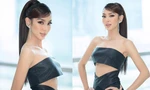 Bộ váy cut-out cực sexy tôn tối đa hình thể của Hoa hậu Thùy Tiên