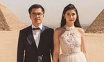 Ảnh cưới trên sa mạc của Ngọc Hân