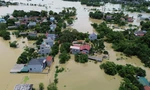 24 thôn xóm tại huyện Chương Mỹ vẫn bị ngập do mưa lũ
