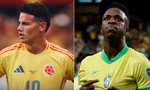 James Rodriguez và Vinicius Junior.