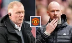 Paul Scholes và Erik ten Hag. 