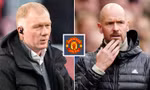 Paul Scholes và Erik ten Hag. 