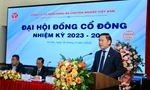 Ông Trần Anh Tú phát biểu ở đại hội đồng cổ đông nhiệm kỳ 2023 - 2026 của Công ty VPF